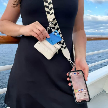 Savvy & Safe Cross Body Cell Lanyard™ with Purse