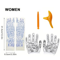 Women foot x hand